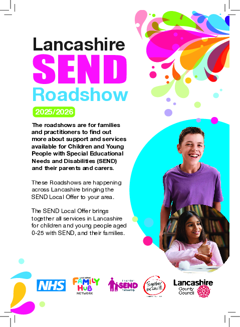 SEND Roadshow Flyer for parents and carers