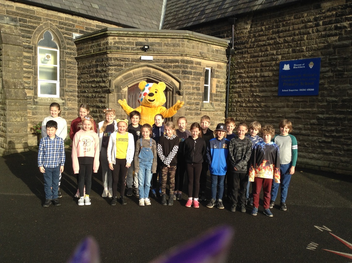 Visit from Pudsey